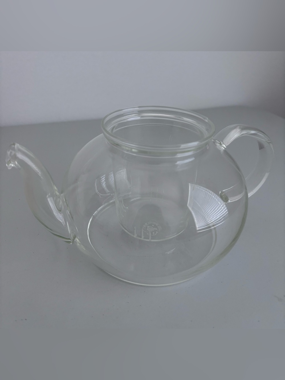 Clear Glass Teapot (Without Lid) with Infuser - 1000ml